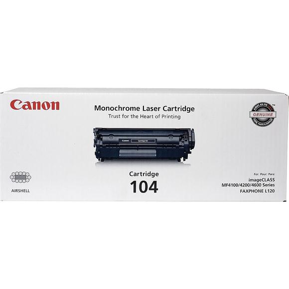 Canon 104 0263B001 Genuine Black Toner Cartridge