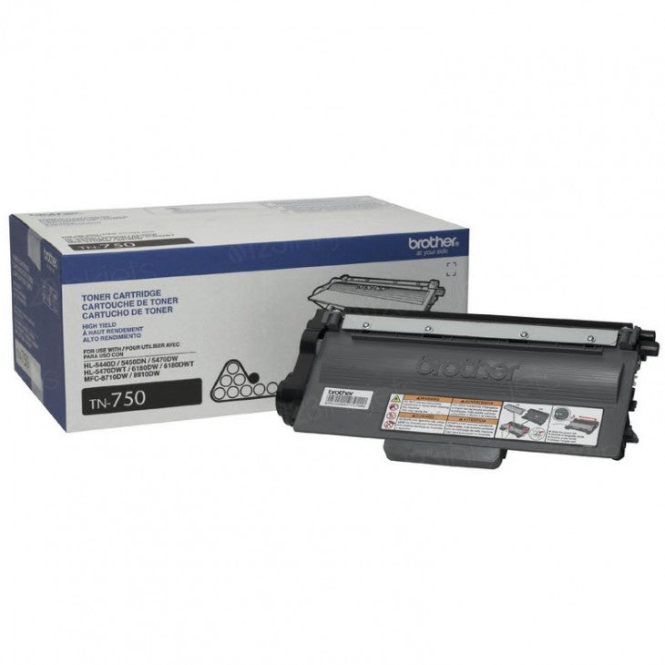 Brother TN750 Genuine Black Toner Cartridge