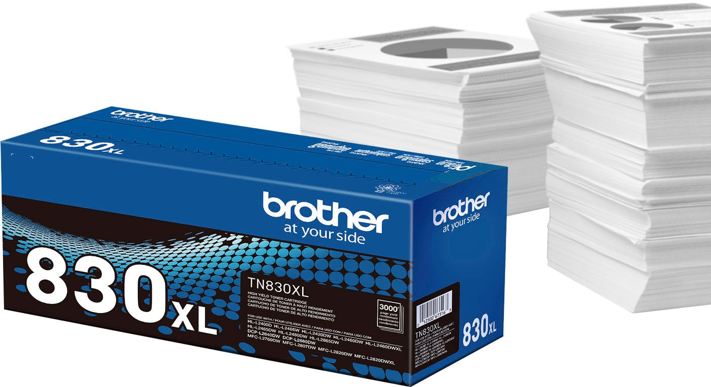 Brother TN830XL Genuine Black Toner Cartridge