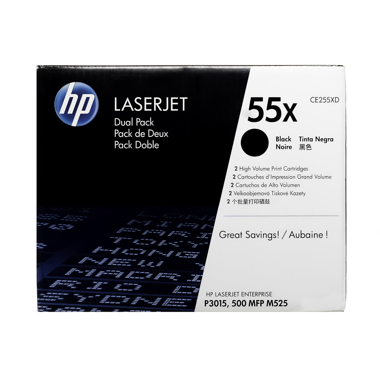HP 55XD Genuine Black Toner Cartridge