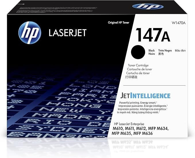HP 147A W1470A Genuine Black Toner Cartridge