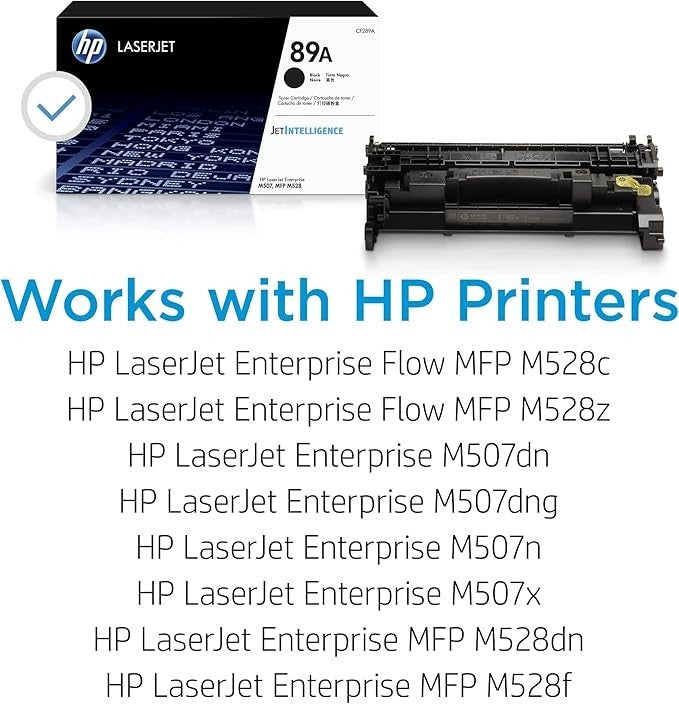 HP 89A Genuine Black Toner Cartridge