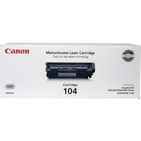 Canon 104 0263B001 Genuine Black Toner Cartridge