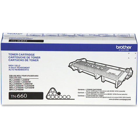 Brother TN660 Genuine Black Toner Cartridge