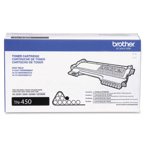 Brother TN450 Genuine Black Toner Cartridge