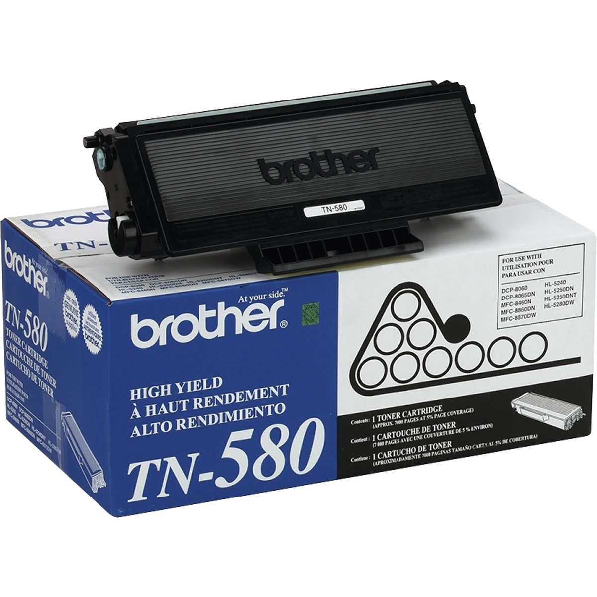 Brother TN580 Genuine Black Toner Cartridge