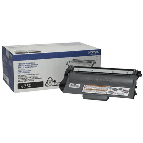Brother TN750 Genuine Black Toner Cartridge