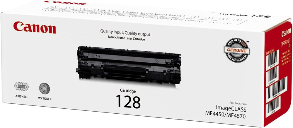 Canon 128 3500B001 Genuine Black Toner Cartridge