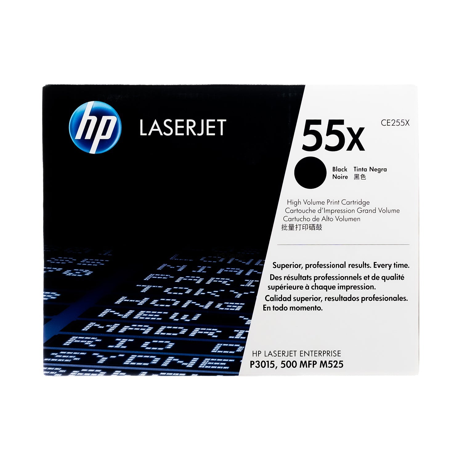 HP 55X Genuine Black Toner Cartridge