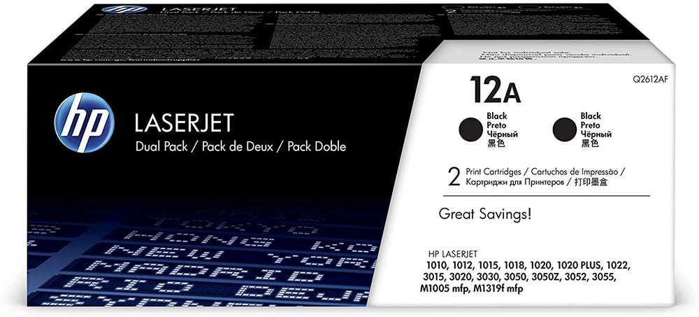 HP 12AD Q2612AD Genuine Black Toner Cartridge