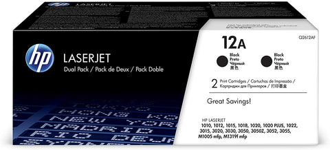 HP 12AD Q2612AD Genuine Black Toner Cartridge