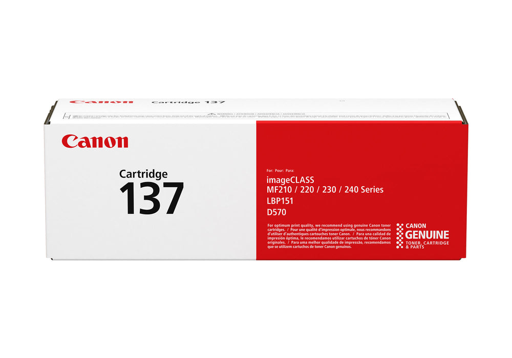 Canon 137 9435B001 Genuine Black Toner Cartridge