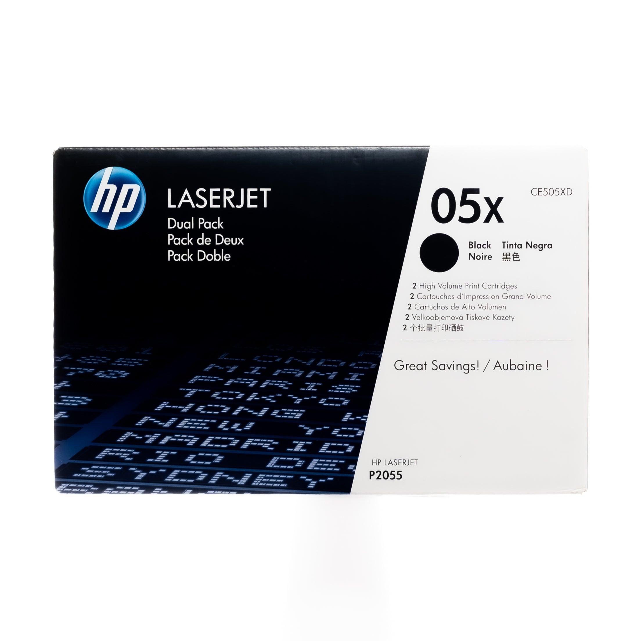 HP 05XD Genuine Black Toner Cartridge