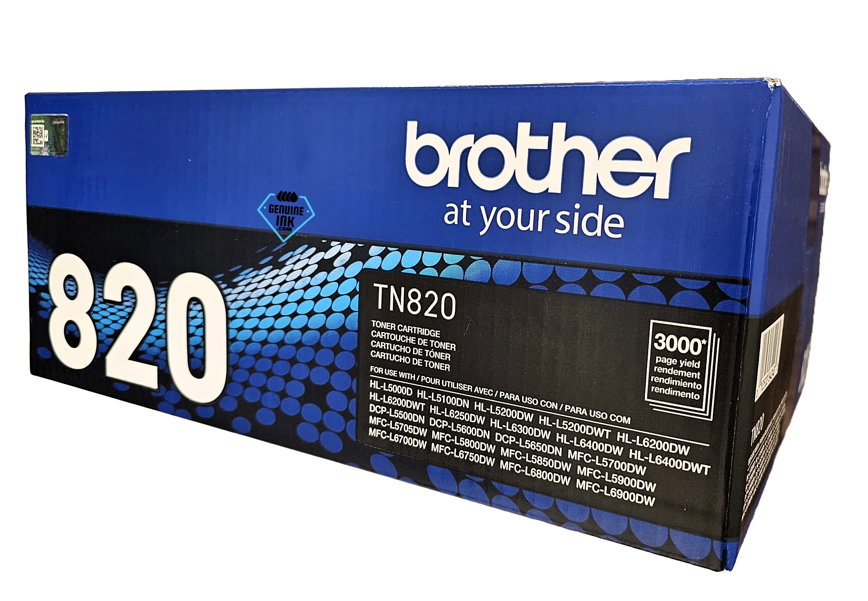 Brother TN820 Genuine Black Toner Cartridge