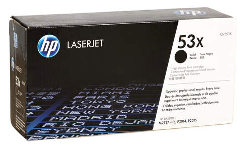 HP 53X Q7553X Genuine Black Toner Cartridge