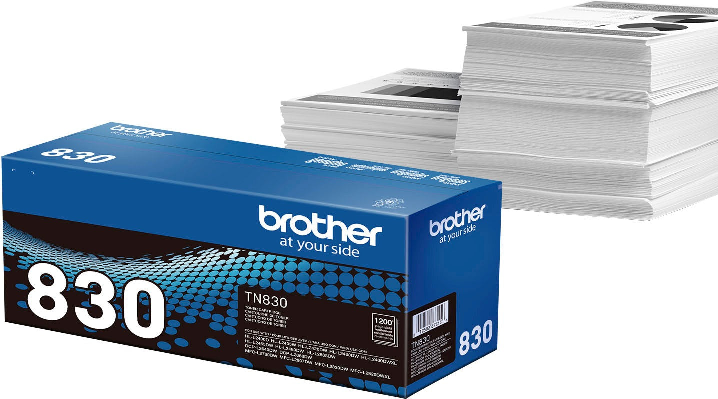 Brother TN830 Genuine Black Toner Cartridge