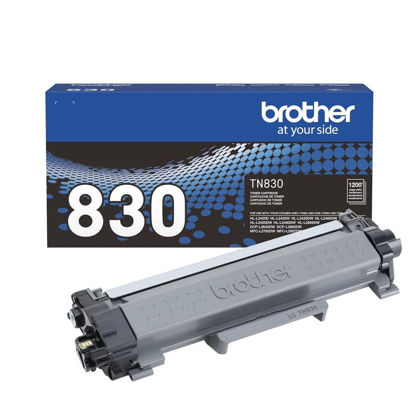 Brother TN830 Genuine Black Toner Cartridge