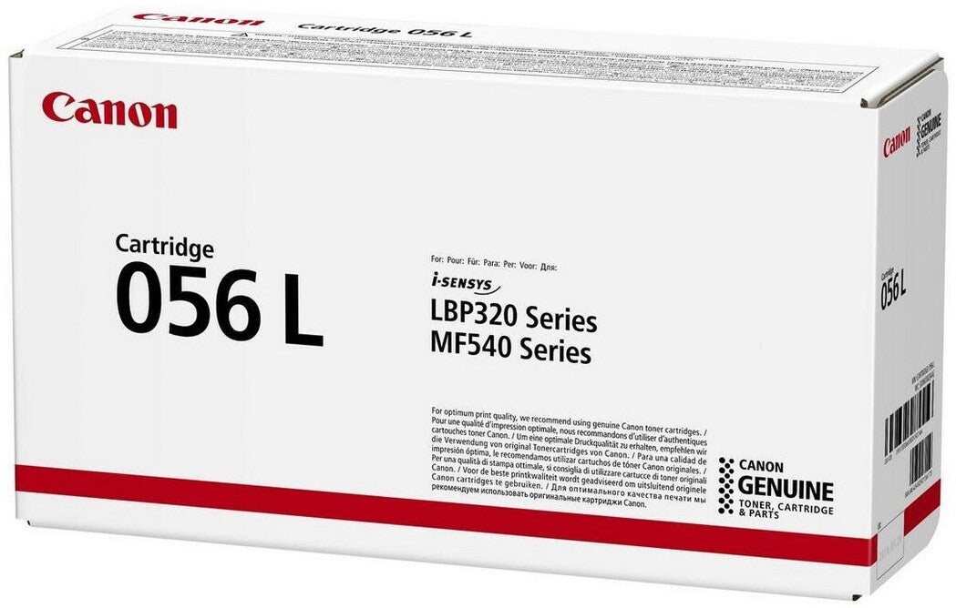Canon 056L Genuine Black Toner Cartridge
