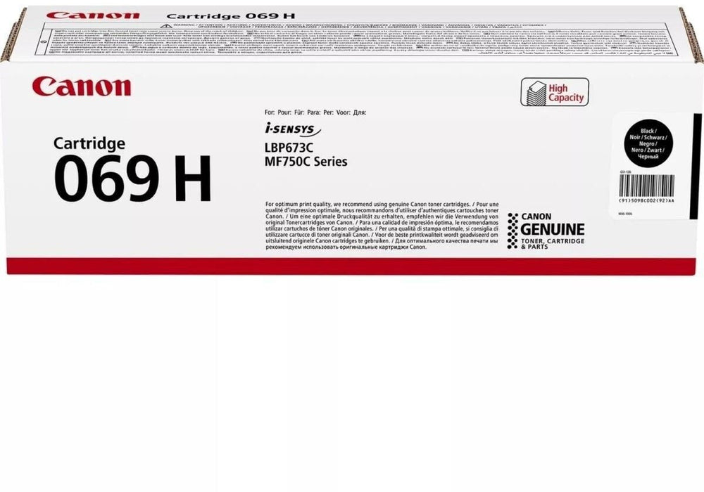 Canon 069H Genuine Toner Cartridge