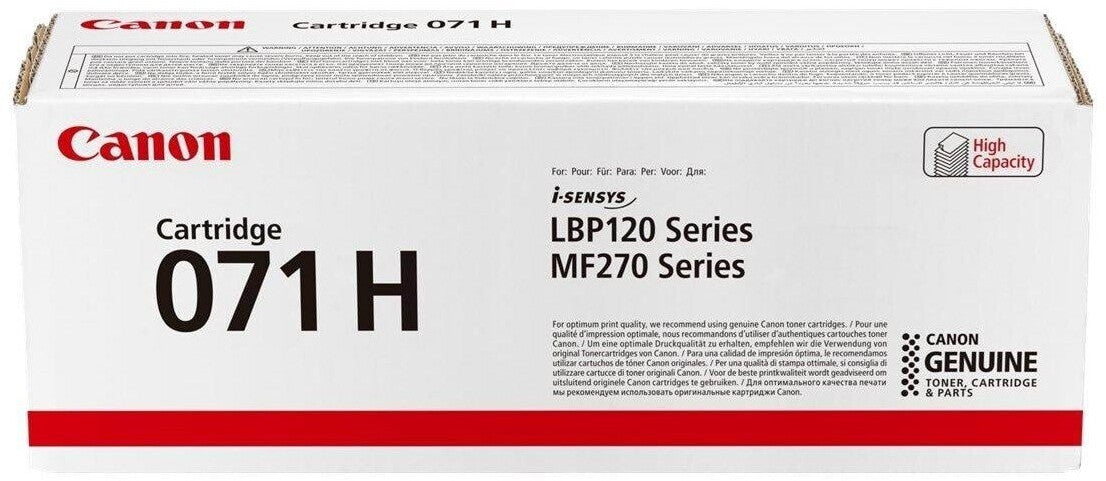 Canon 071H Genuine Black Toner Cartridge