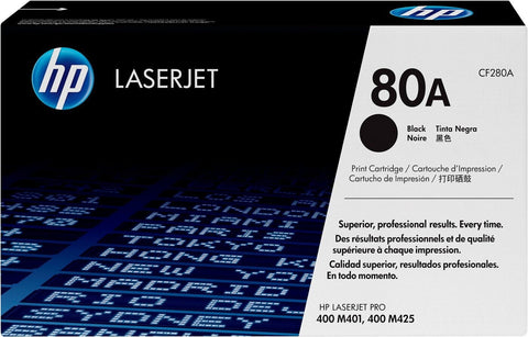 HP 80A CF280A Genuine Black Toner Cartridge