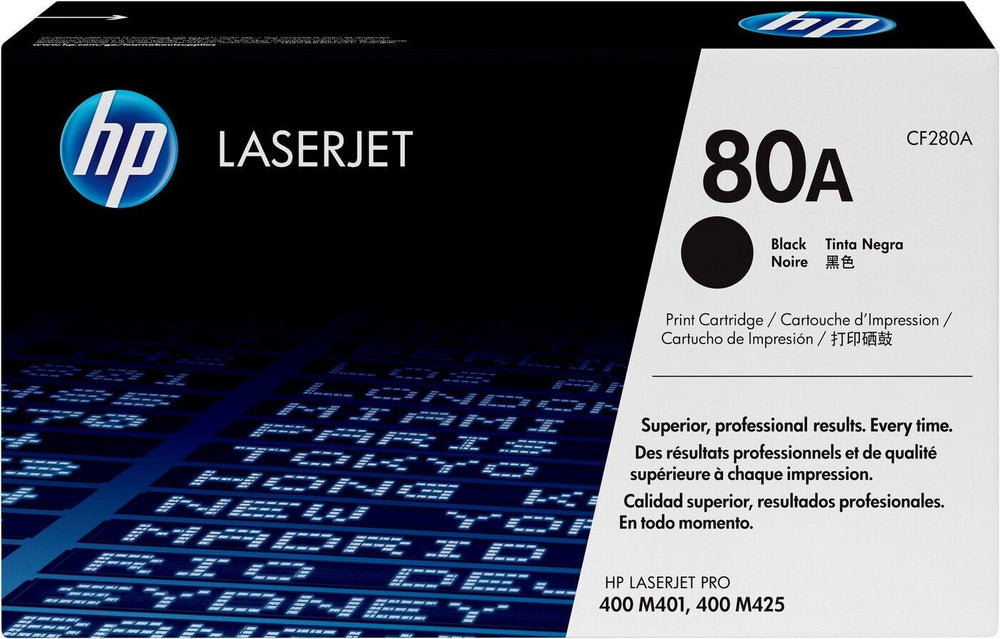 HP 80A CF280A Genuine Black Toner Cartridge