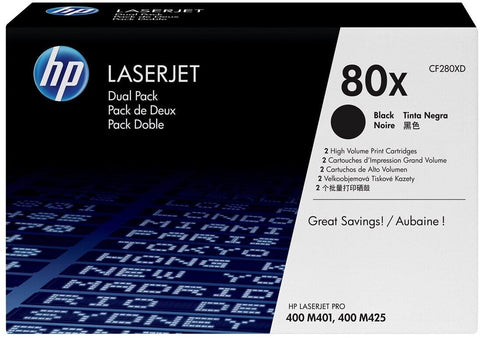 HP 80XD CF280XD Genuine Black Toner Cartridge