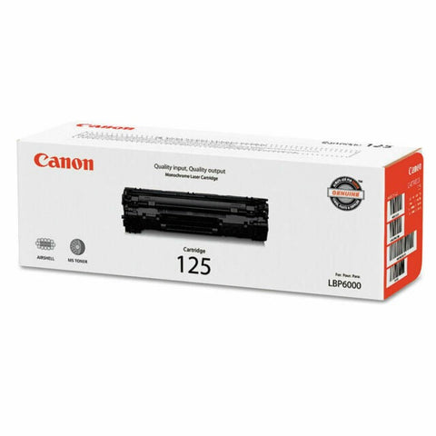 Canon 125 3484B001 Genuine Black Toner Cartridge