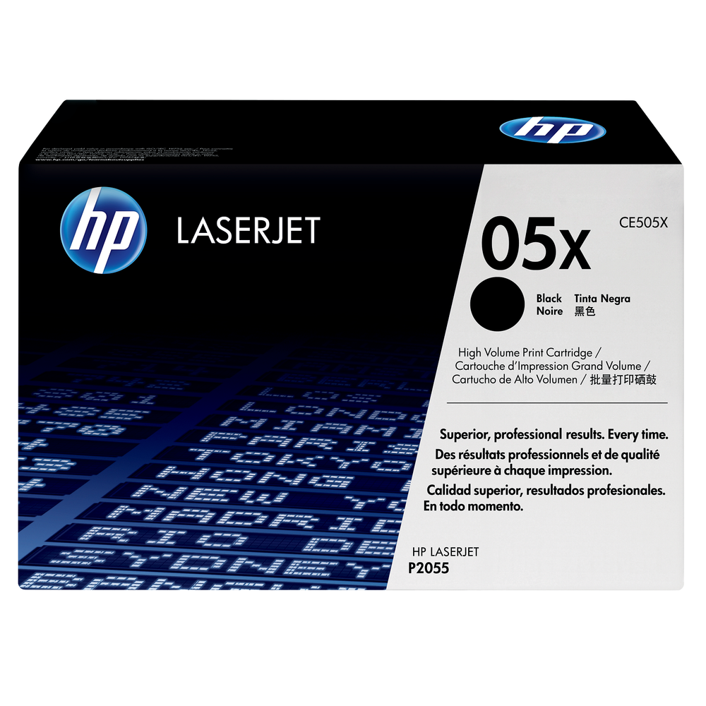 HP 05X CE505X Genuine Black Toner Cartridge