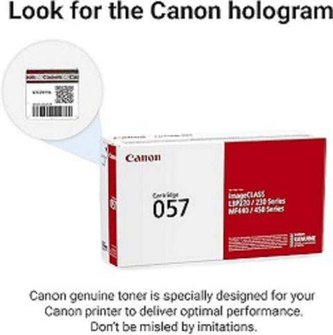 Canon 057 3009C001 Genuine Black Toner Cartridge
