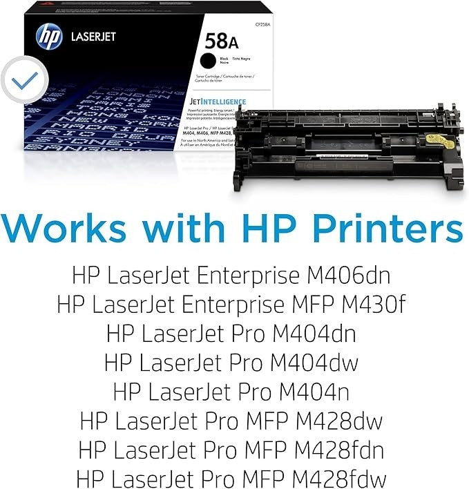 HP 58A Genuine Black Toner Cartridge