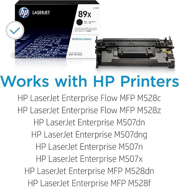 HP 89X Genuine Black Toner Cartridge