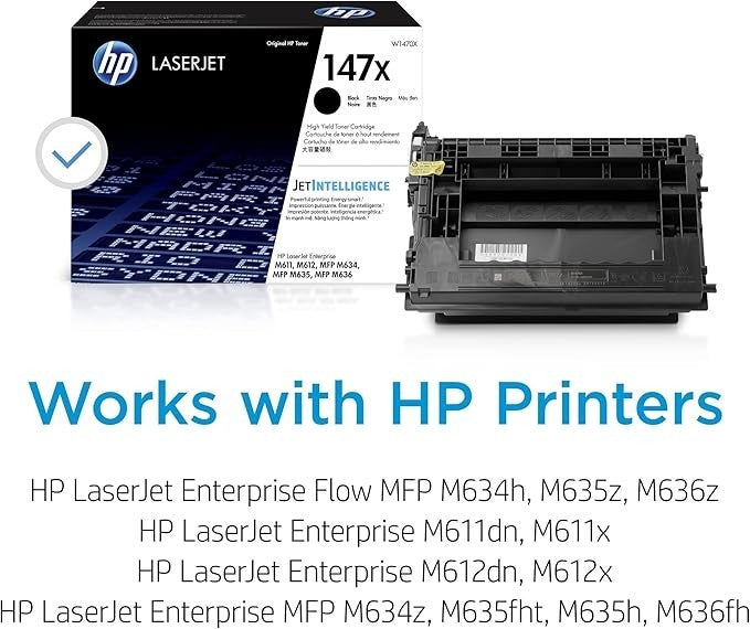 HP 147X Genuine Black Toner Cartridge