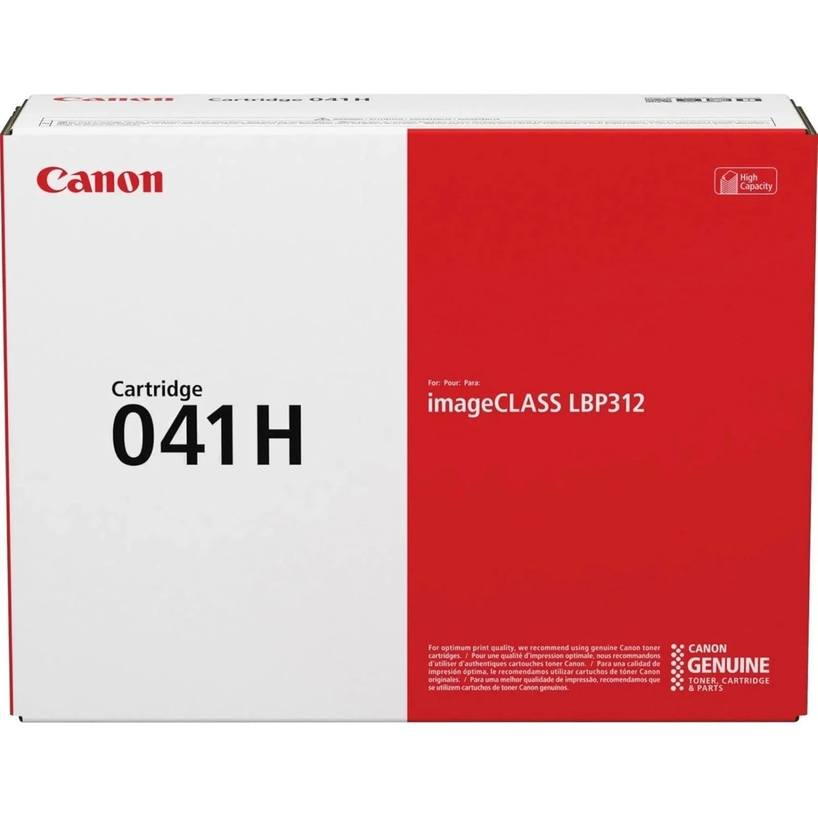 Canon 041H Genuine Black Toner Cartridge