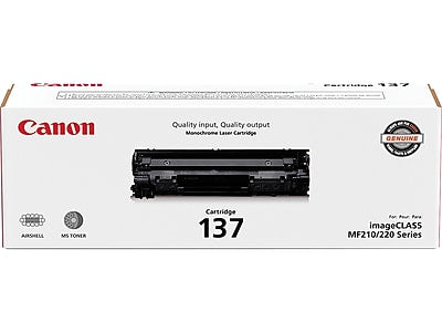 Canon 137 Genuine Black Toner Cartridge